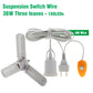 Full Spectrum LED Growth Lamp | 48W Greenhouse Plant Light & Bracket
