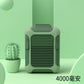 Portable Hands-Free Waist Clip & Neck Fan - USB Rechargeable (Green)