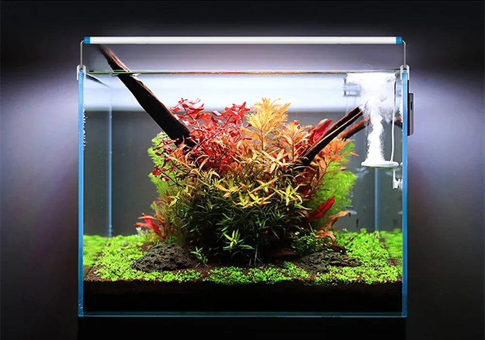 Super Slim LED Aquarium Light | Extensible Waterproof Plant Tank Lamp