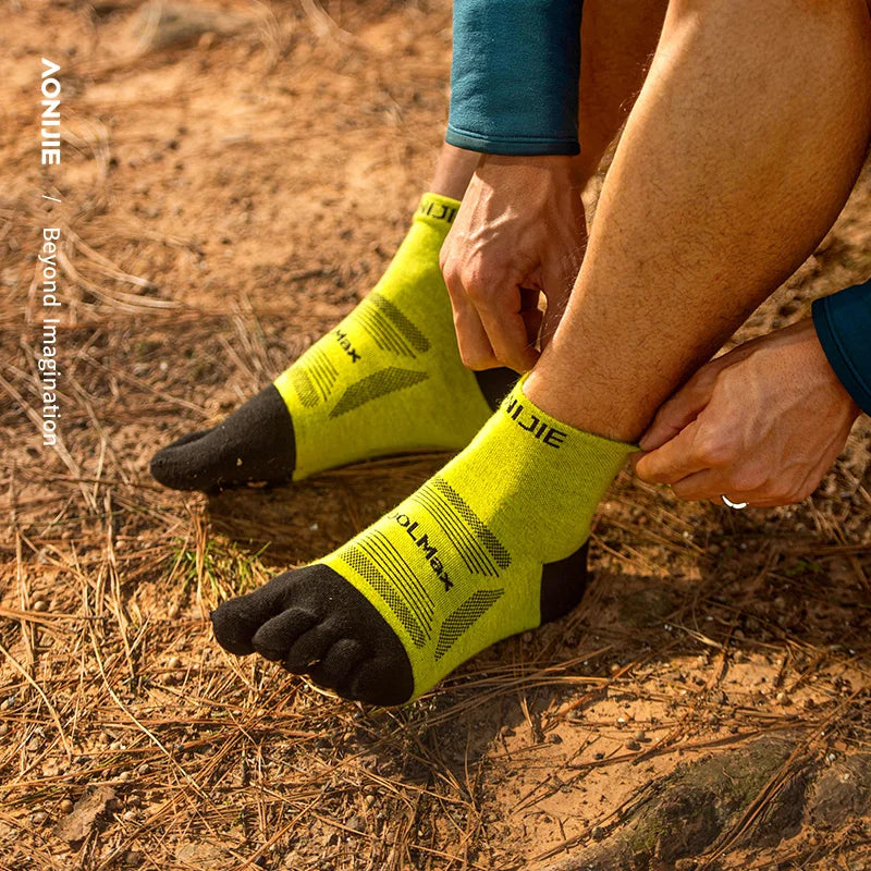 3 Pair Set Sports Toe Socks - Five-Toed Running & Marathon Set