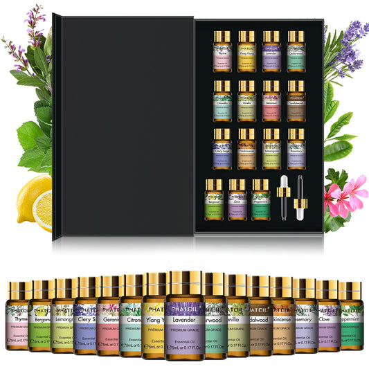 15pc Essential Oils Gift Set | 5ml Aroma Oils for Diffuser & Candles