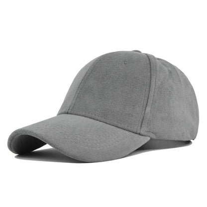 Retro Suede Baseball Cap | Adjustable Hip Hop Snapback Sun Visor