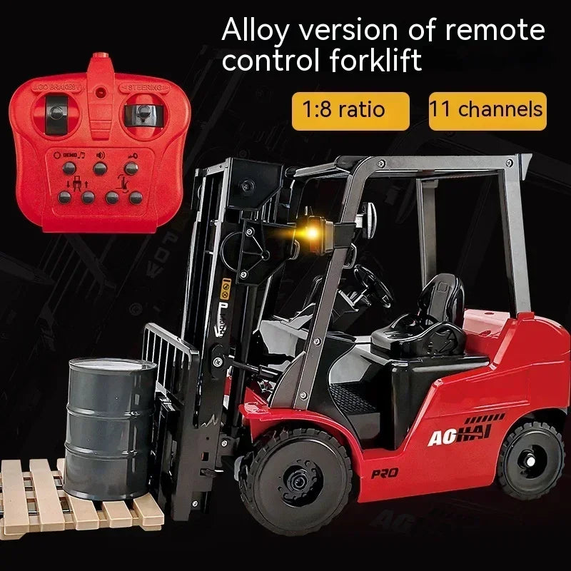 RC Forklift Truck 1:8 Scale | 2.4G Remote Control Motorized Lift Toy