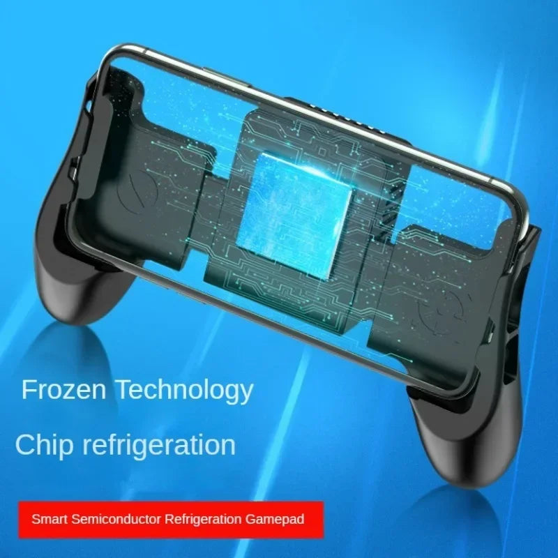 Mobile Phone Radiator Gamepad - Quick-Cooling Semiconductor Fan