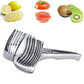 Handheld Slicing Tongs | Tomato, Lemon & Onion Kitchen Slicer Guide