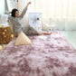 40x60cm Silk Wool Shag Rug - Soft Bedroom Mat & Prayer Carpet