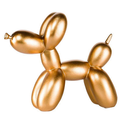 Modern Balloon Dog Statue | Nordic Pop Art Resin Puppy Ornament