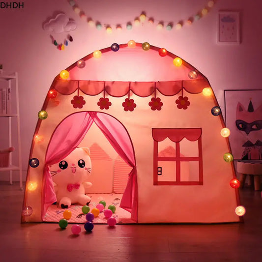 Children's Princess Castle Tent | Folding Indoor & Outdoor Play Cubby