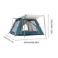 Automatic Pop-Up Camping Tent | Instant Sun Canopy & Rainproof Shelter
