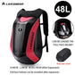 48L Waterproof Motorcycle Backpack | Hard Shell Full Face Helmet Bag
