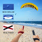 2.5m Yellow Dual Line Parafoil Kite - High-Power Stunt Kite