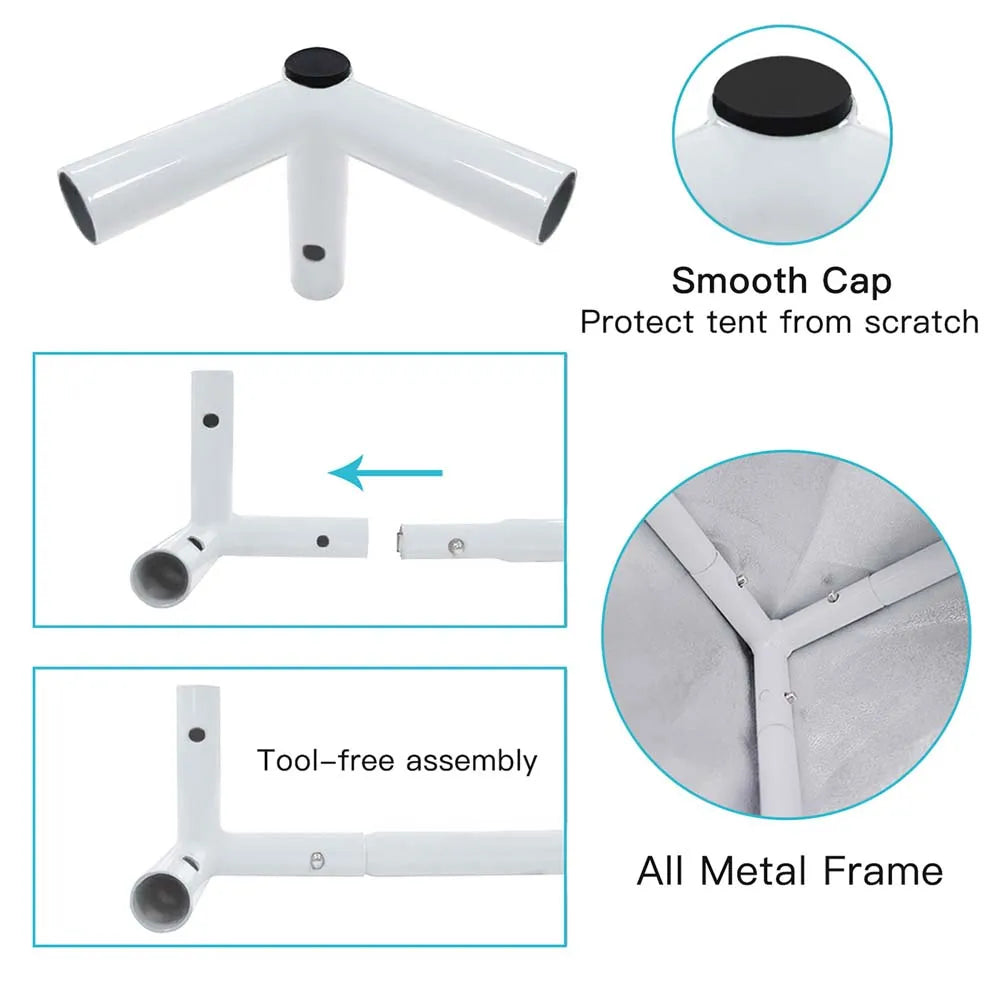 150x150x200cm Grow Tent | Stealth Hydroponic Room - 600D Mylar Fabric