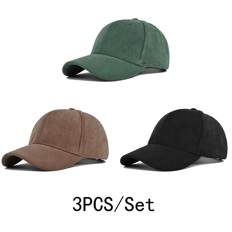 Retro Suede Baseball Cap | Adjustable Hip Hop Snapback Sun Visor