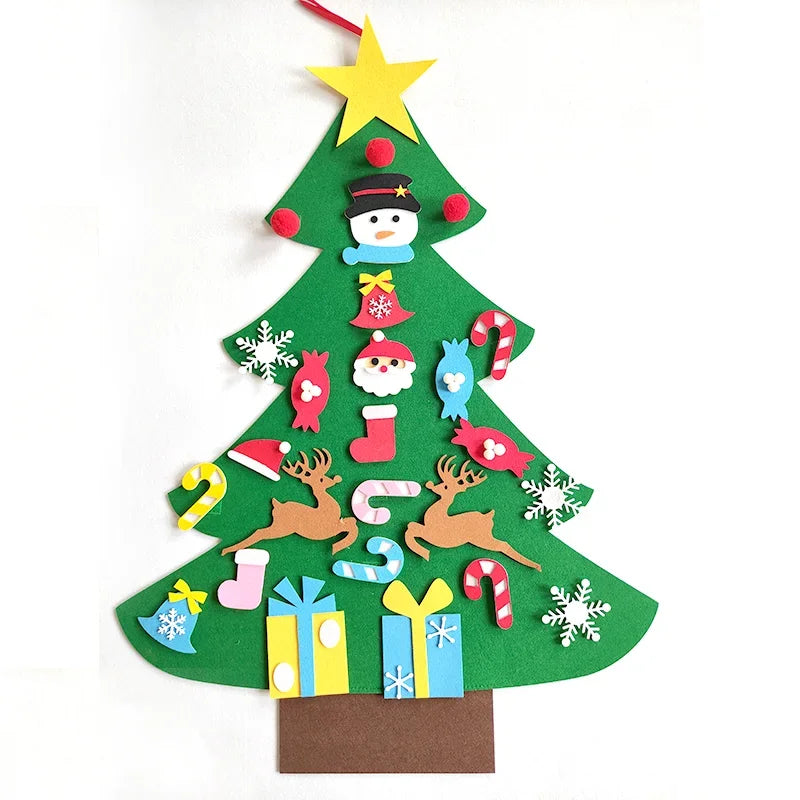 DIY Felt Christmas Tree for Toddlers - Montessori Wall Hanging