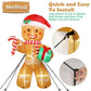 8FT Christmas Inflatable Gingerbread Man | Large LED Yard Decoration