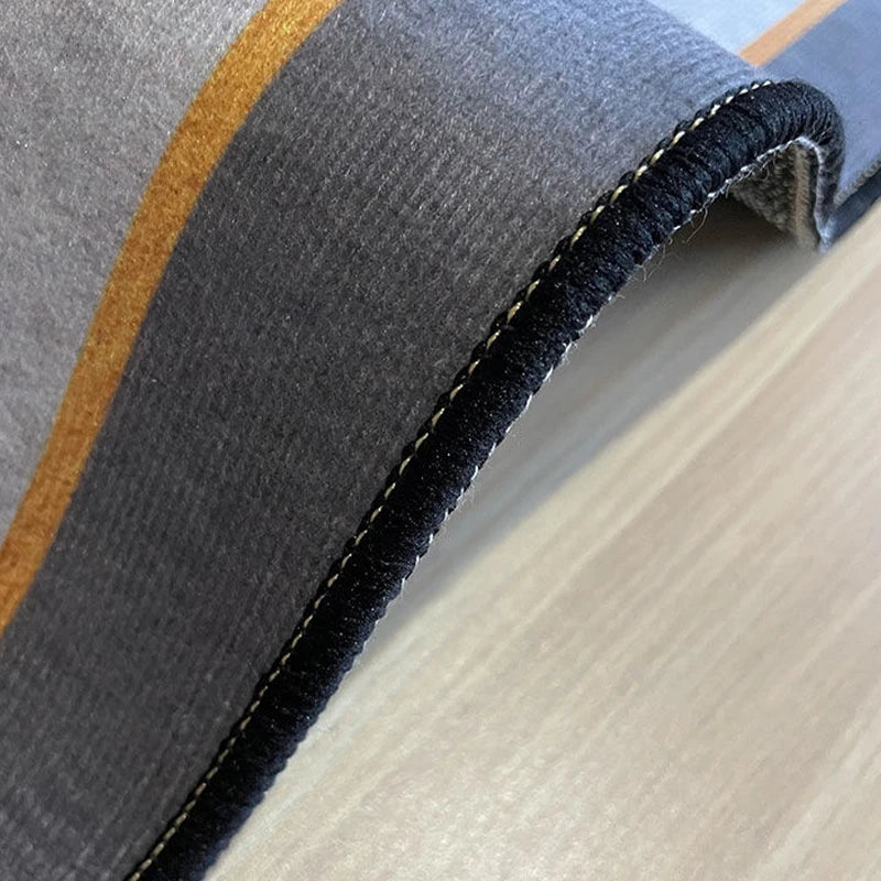 Large Grey Nordic Style Carpet | Deluxe Lounge Rug & Bedroom Floor Mat