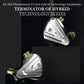 12-Driver Hybrid HIFI Earphones | 1DD+5BA Bass Metal Monitor IEM