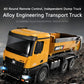 RC Dumper Truck 1/14 Scale | 10CH Remote Control Alloy Loader Toy Set