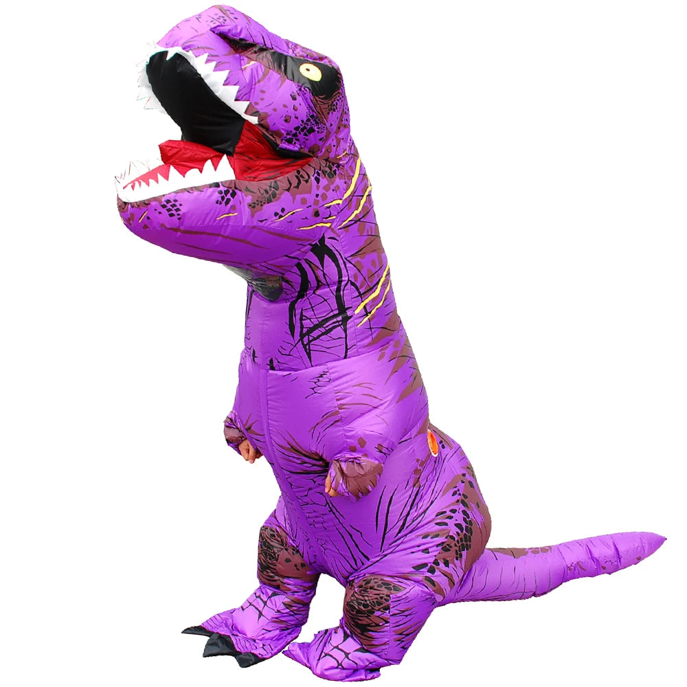 Inflatable T-Rex Dinosaur Costume | Full Body Kids & Adult Cosplay Suit