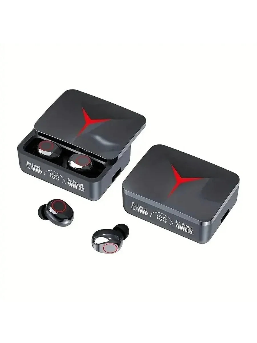 M90 TWS Wireless Earphones | Bluetooth 5.3 Sliding Case Gaming Buds ID