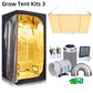 Hydroponic Grow Tent Kit | Full Spectrum LED & Carbon Filter System