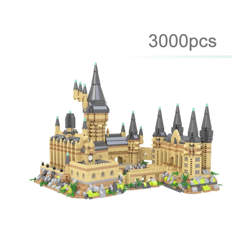 Educational DIY Magic Castle Building Set Medieval Architecture Creative Technical MOC Assembly Bricks Gift Kids Adults Holiday
