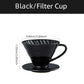 Ceramic Coffee Dripper | Spiral V60 Style Manual Pour Over Maker