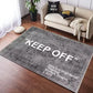 "Shoes Off" Hypebeast Rug | Streetwear Inspired Washable Sneaker Mat