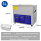 3L Digital Ultrasonic Cleaner | Heated Jewellery Glasses & Dental Bath