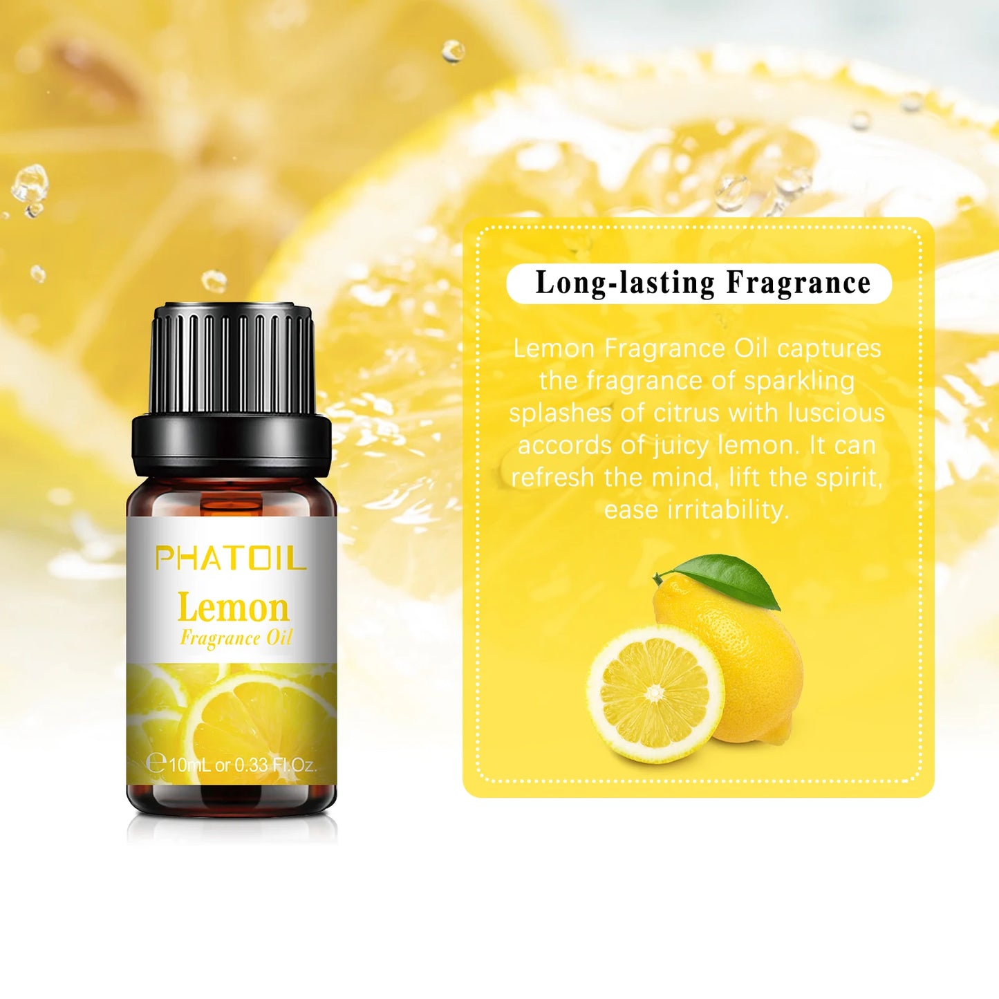 10ml Fruity Fragrance Oil - Refreshing Aromatherapy Aroma Oil