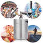 Mini Keg Growler Kit 2L - Stainless Steel Beer Dispenser