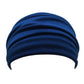 Nonslip Elastic Yoga Headband - Wide Navy Sports Hairband