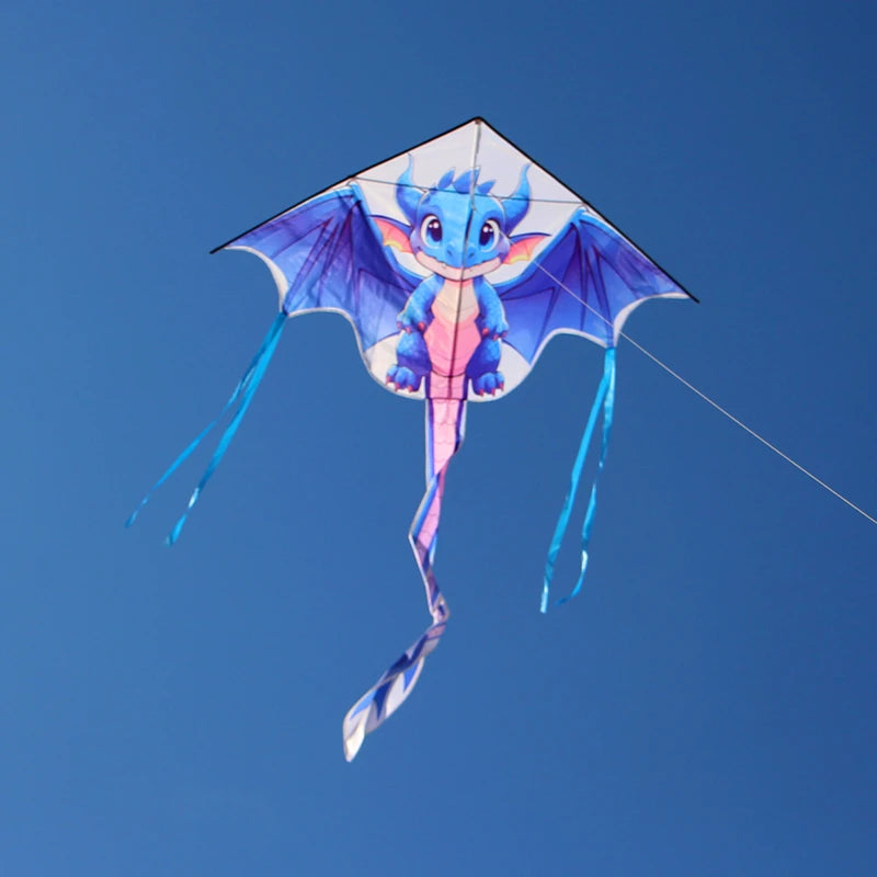 Large Dragon Kite for Kids | Delta Nylon Fabric Outdoor Wind Toy Set