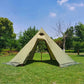 Ultralight 4-Season Pyramid Teepee Tent - Snow Skirt & Chimney Hole