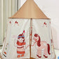 Kids Play House Tent | Foldable Indoor & Outdoor Hexagonal Game Castle