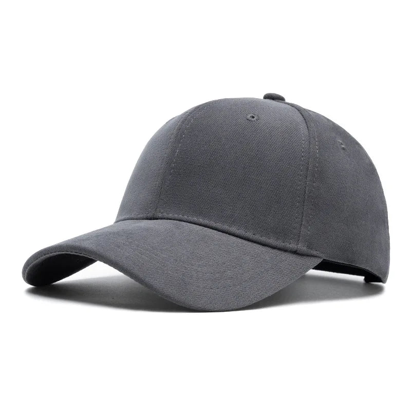 Retro Suede Baseball Cap | Adjustable Hip Hop Snapback Sun Visor