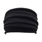 Nonslip Elastic Yoga Headband - Wide Navy Sports Hairband