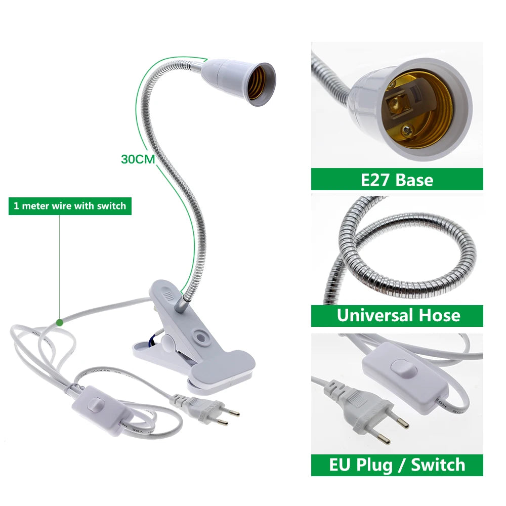 Full Spectrum LED Growth Lamp | 48W Greenhouse Plant Light & Bracket