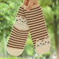 5 Pairs Women's Cat Socks - Cute Animal Cartoon Cotton Art