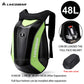 48L Waterproof Motorcycle Backpack | Hard Shell Full Face Helmet Bag