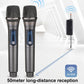 2-Channel UHF Wireless Microphone Set | Professional Dual Handheld Kit