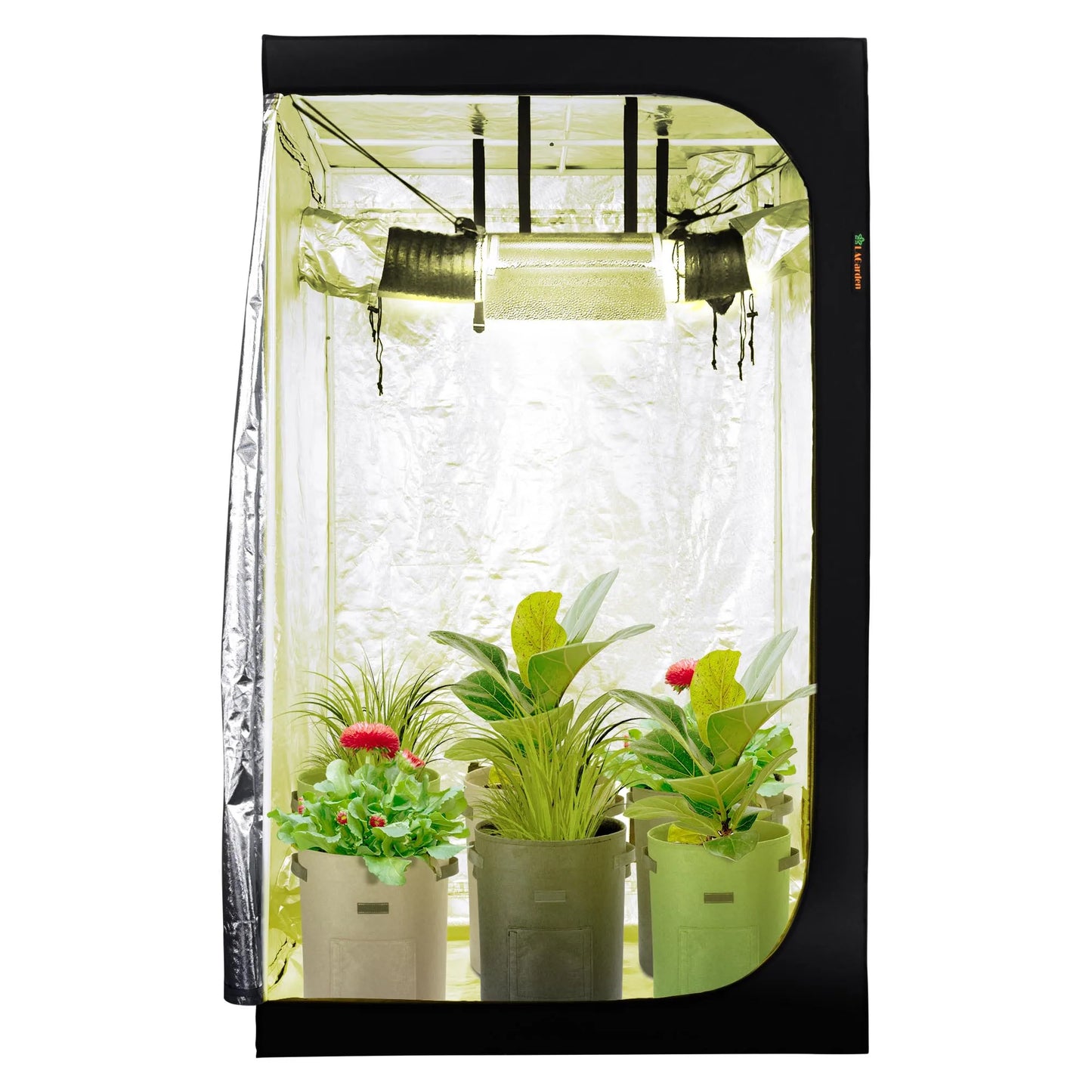 150x150x200cm Grow Tent | Stealth Hydroponic Room - 600D Mylar Fabric