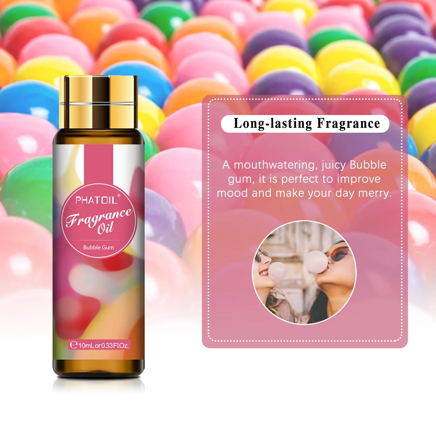 10ml Fragrance Oil with Glass Dropper - Coconut & Vanilla Aroma
