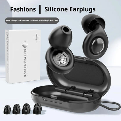 Silicone Ear Plugs | Reusable Noise Cancelling Sleep & Work Protection