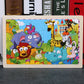 24-Piece Wooden Jigsaw Puzzles - Kids Cartoon Animal Designs