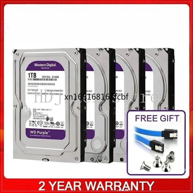 3TB 3.5" Internal Hard Drive - SATA III 6.0Gb/s for CCTV & DVR