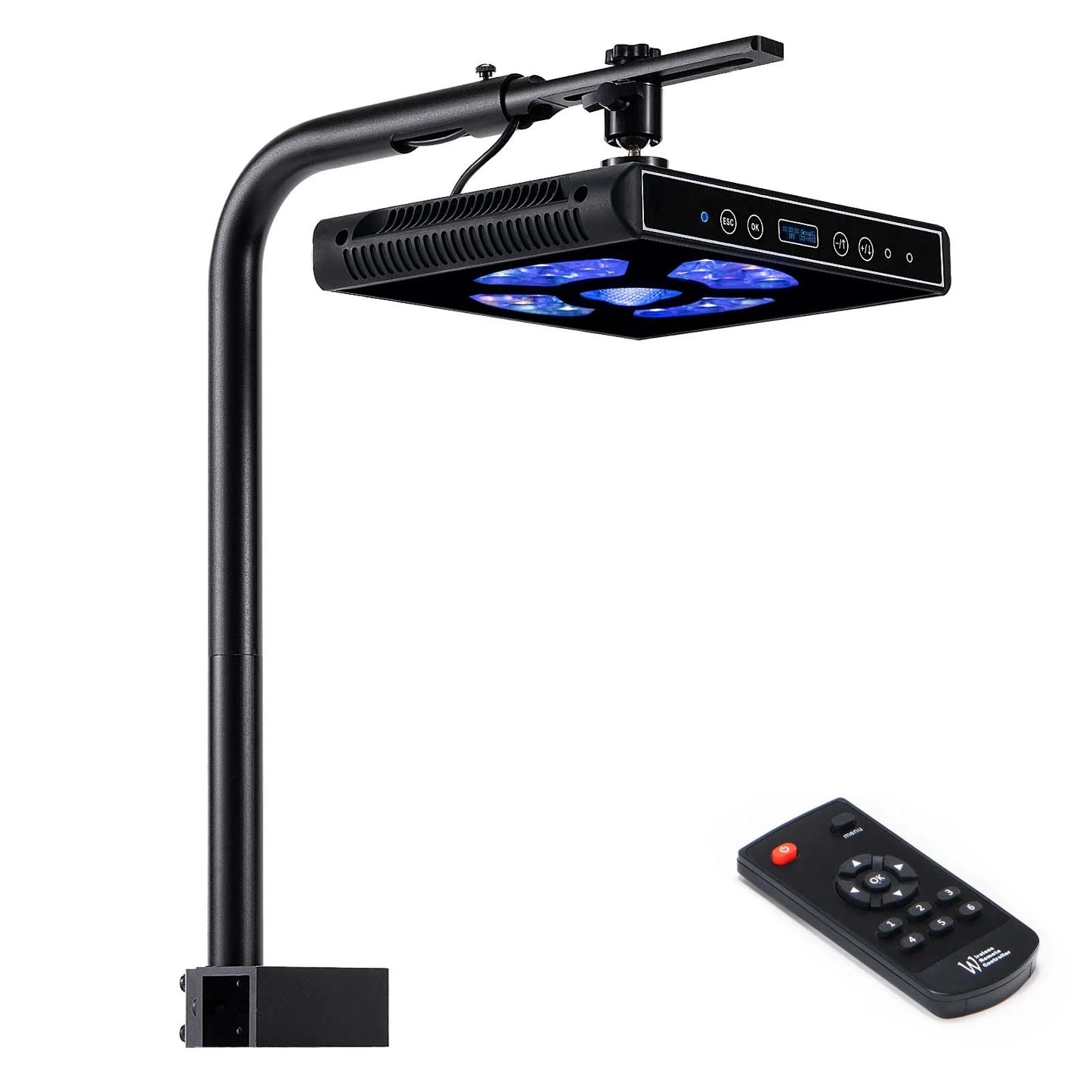 100W Coral Reef LED Aquarium Light | Sunrise & Sunset Saltwater Lamp