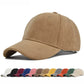 Retro Suede Baseball Cap | Adjustable Hip Hop Snapback Sun Visor