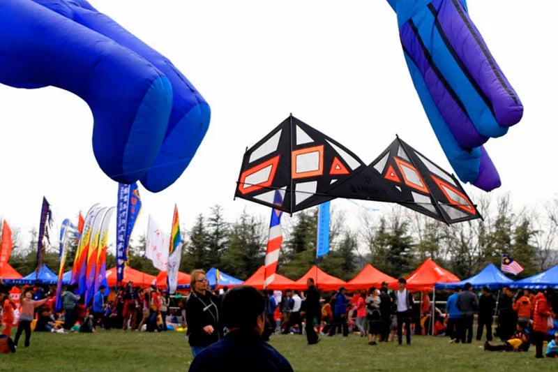 2.4m Quad-Line Stunt Kite - Professional Acrobatic Power Wing