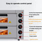 Double Layer Electric Pizza Oven - Stainless Steel 220-240V